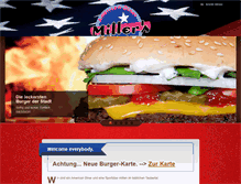 Tablet Screenshot of millers-diner.com